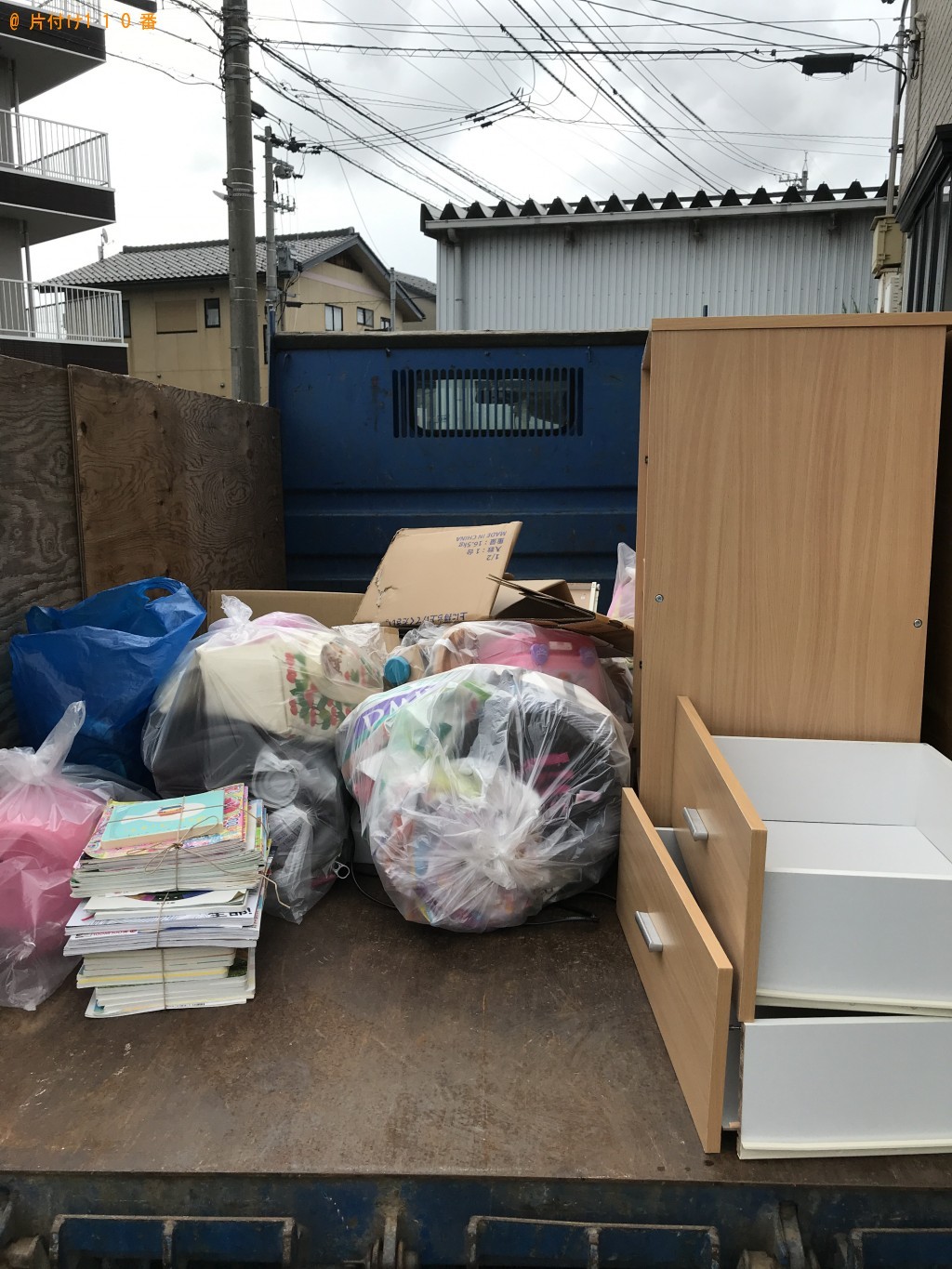 【富山市】整理タンス、自転車、衣類等の回収・処分 お客様の声
