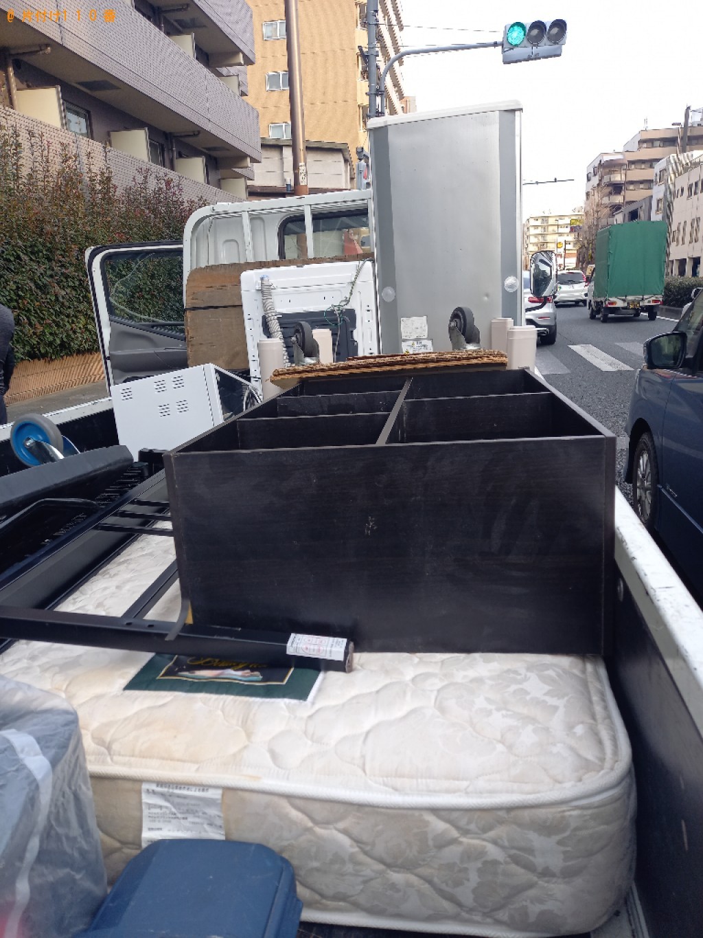 【尾張旭市】冷蔵庫、洗濯機、マットレス付きシングルベッド等の回収