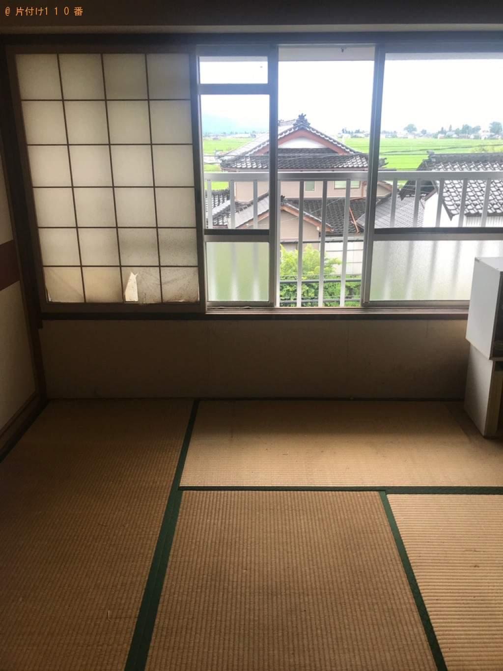 【砺波市】マットレス付きシングルベッド、タンスの回収・処分ご依頼