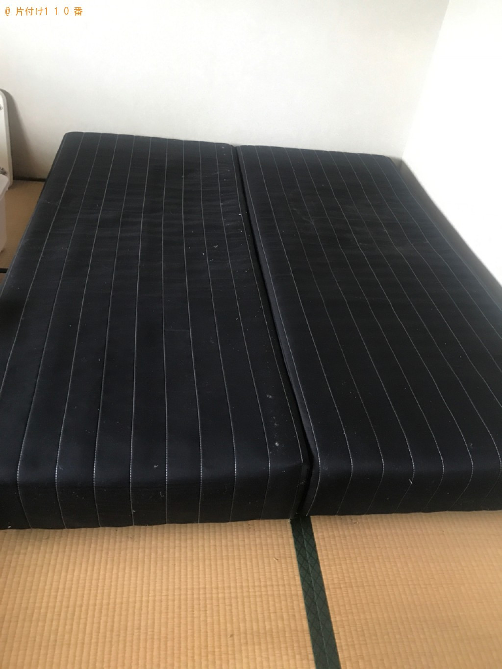 【砺波市】マットレス付きシングルベッド、タンスの回収・処分ご依頼