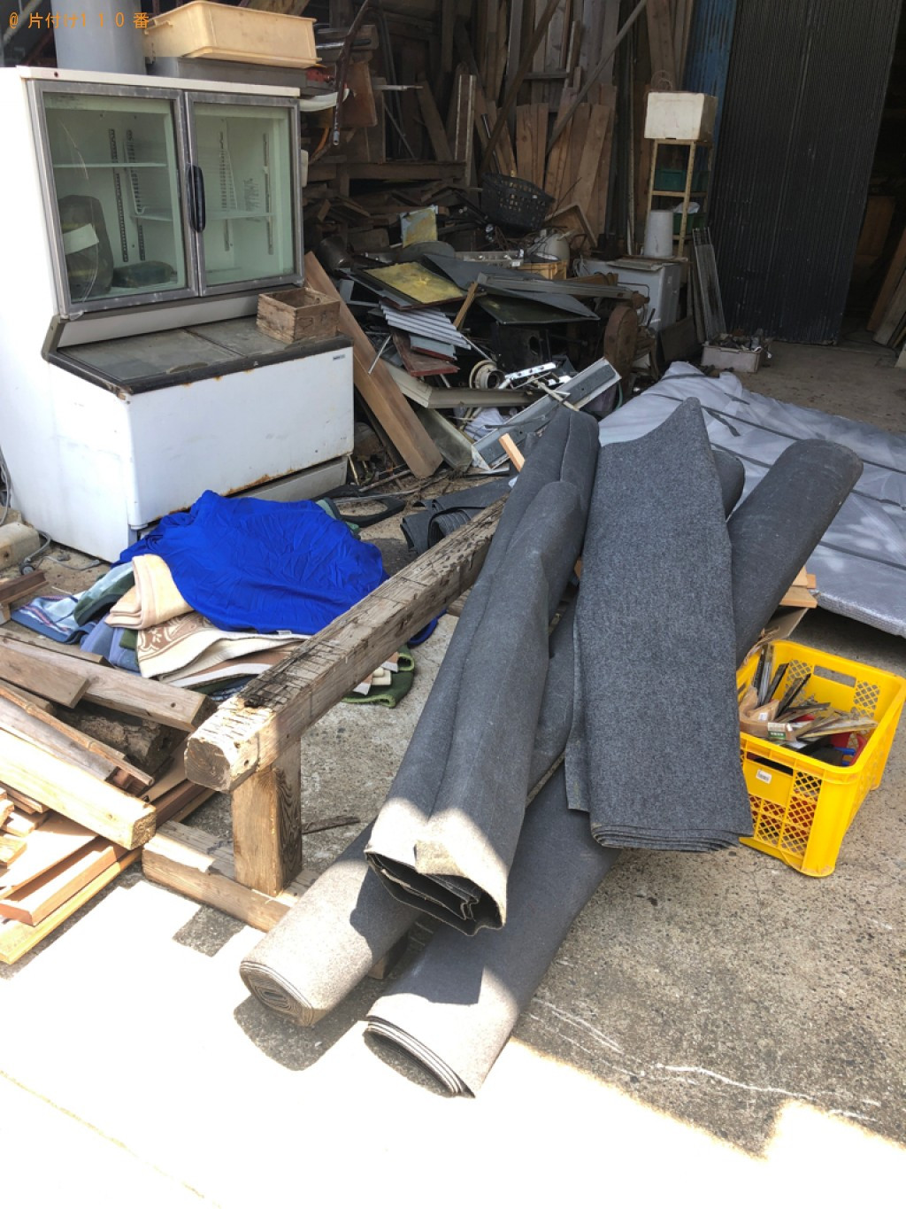木材、カーペット等の回収・処分ご依頼　お客様の声